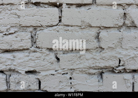 Gray brick texture wall rough uneven Stock Photo