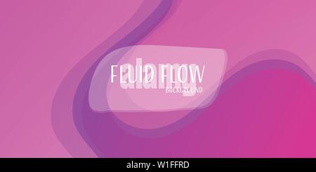 creative Proton Purple fluid flow abstract background,dynamic shapes vector background,landing page background,banner for branding,cool design Stock Vector