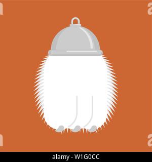 Rabbit foot Talisman for good luck isolated. Vector illustration Stock Vector