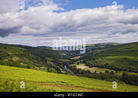 Wye Valley Nr Erwood Powys Stock Photo