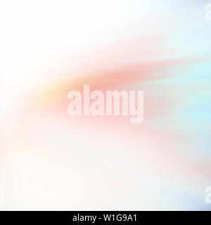 cyan and coral abstract motion effect blurred background. Blurry abstract design. Pattern can be used as a background or for cards, invitations and so Stock Photo