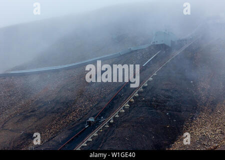 abandoned coal mine number 5 at svalbard, coal lie around the mountains, Longyearbyen, Svalbard, Norway. Stock Photo