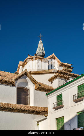 Iglesia de la Asuncion, 16th century church in Barrio de la Villa, Old Town section of Priego de Cordoba, Cordoba province, Andalusia, Spain Stock Photo