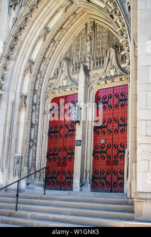 Front Doors of the Heinz Memorial Chapel Stock Photo