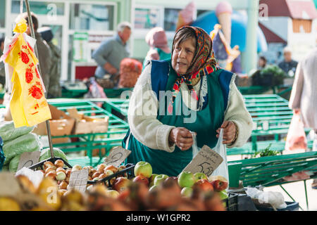 Life in Transnistria (unrecognized republic at the borders of the European Union) Stock Photo