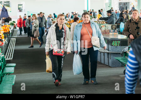 Life in Transnistria (unrecognized republic at the borders of the European Union) Stock Photo