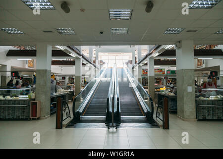 Life in Transnistria (unrecognized republic at the borders of the European Union) Stock Photo