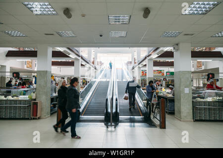 Life in Transnistria (unrecognized republic at the borders of the European Union) Stock Photo