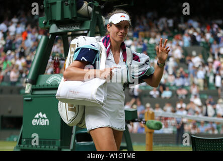 Johanna Konta 2019 Wimbledon Stock Photo