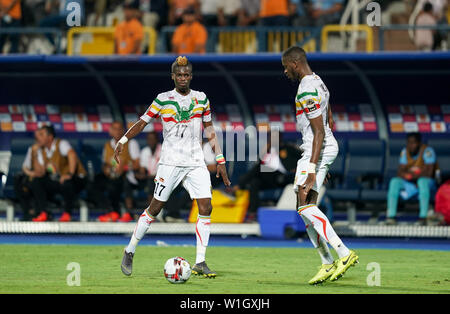 Ismailia, Egypt. 2nd July, 2019. Falaye Sacko of Mali during the 2019 African Cup of Nations match between Angola and Mali at the Ismailia Stadium in Ismailia, Egypt. Ulrik Pedersen/CSM/Alamy Live News Stock Photo