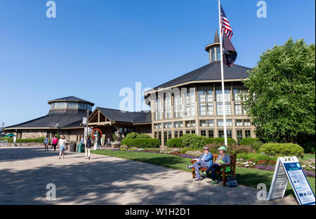 The Museum Of The Woodstock Festival at Bethel Woods New York State USA Stock Photo