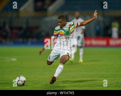 Ismailia, Egypt. 2nd July, 2019. Cheick oumar Doucoure of Mali during the 2019 African Cup of Nations match between Angola and Mali at the Ismailia Stadium in Ismailia, Egypt. Ulrik Pedersen/CSM/Alamy Live News Stock Photo