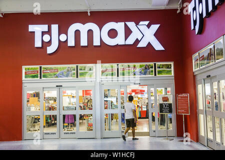 Miami Beach Florida,shopping shopper shoppers shop shops market markets marketplace buying selling,retail store stores business businesses,discount ch Stock Photo