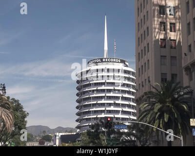 LOS ANGELES, USA MARCH 19, 2017: shot of capitol records in los angeles Stock Photo