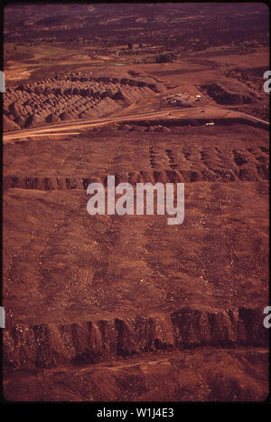 STRIP MINING AT PEABODY COAL CO Stock Photo