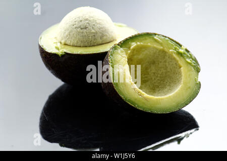 Photo of sliced fresh and ripe avocado Stock Photo