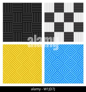 Seamless Sound Proof foams pattern, vector art Stock Vector