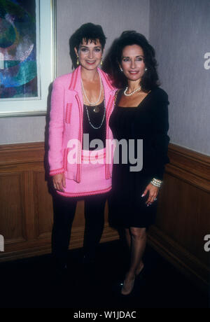 West Hollywood, California, USA 10th September 1994 Actress Annie Potts and actress Susan Lucci attend Women In Film Emmy Nominee Luncheon on September 10, 1994 at the Bel Age Hotel in West Hollywood, California, USA. Photo by Barry King/Alamy Stock Photo Stock Photo