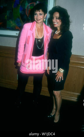 West Hollywood, California, USA 10th September 1994 Actress Annie Potts and actress Susan Lucci attend Women In Film Emmy Nominee Luncheon on September 10, 1994 at the Bel Age Hotel in West Hollywood, California, USA. Photo by Barry King/Alamy Stock Photo Stock Photo