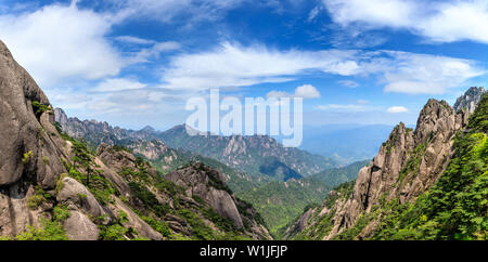 Landscape of Huangshan (Yellow Mountains).UNESCO World Heritage Site.Located in Huangshan,Anhui,China. Stock Photo