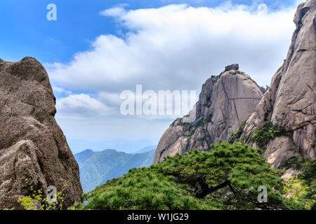 Landscape of Huangshan (Yellow Mountains).UNESCO World Heritage Site.Located in Huangshan,Anhui,China. Stock Photo