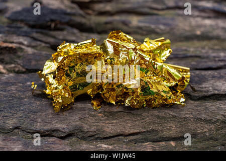 Gold leaf Stock Photo