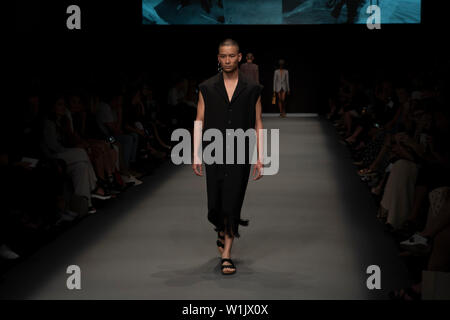 Berlin, Germany. 02nd July, 2019. Richert Beil show at MBFW Berlin 2019. Credit: Beata Siewicz/Pacific Press/Alamy Live News Stock Photo