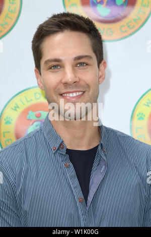 4th Annual Safari Night at the Wildlife Learning Center in Sylmar, California on June 1, 2019 Featuring: Dean Geyer Where: Los Angeles, California, United States When: 01 Jun 2019 Credit: Sheri Determan/WENN.com Stock Photo