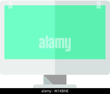 Desktop computer flat color icons in round outlines. 6 bonus icons ...