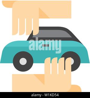 Business Insurance Icon. Flat style vector EPS Stock Vector Image & Art ...