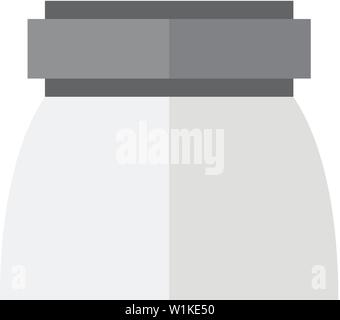 Printing magnifier icon in flat color style. Stock Vector