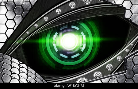 abstract robot eye Stock Photo - Alamy