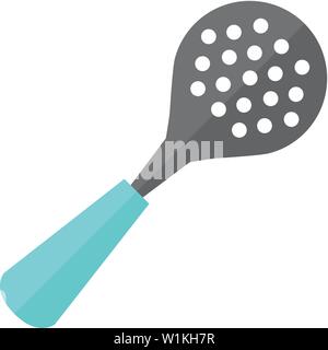 Spatula icon in flat color style. Cooking utensil kitchen household Stock Vector
