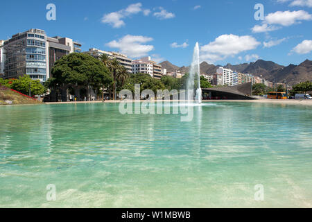 Plaza Espana , Santa Cruz , Tenerife , Canary Islands, Spain, Stock Photo