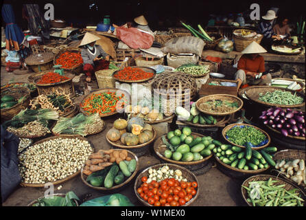 Dong Ba market, Hue, Vietnam Indochina, Asia Stock Photo