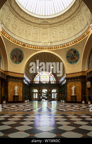 Foyer, Kurhaus Wiesbaden, Hesse, Germany Stock Photo