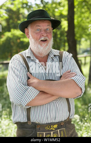 Mature man looking at camera Stock Photo