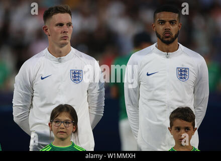 England goalkeeper Dean Henderson (left) and Jake Clarke-Salter Stock Photo