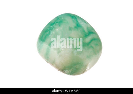 amazonite mineral isolated on white background Stock Photo