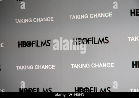 New York, USA. 11 February, 2009. Atmosphere at the premiere of TAKING CHANCE at the Time Warner Screening Room. Credit: Steve Mack/Alamy Stock Photo