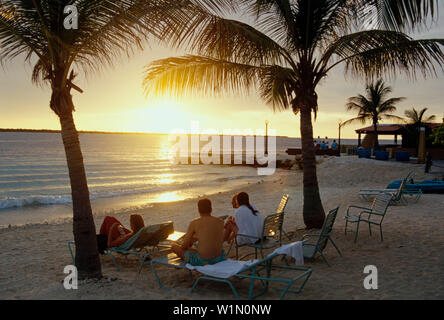 Strand, Harbour Village, Bonaire Niederlaendische Antillen Stock Photo