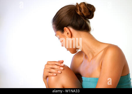 Young woman looking away, Vienna, Austria Stock Photo