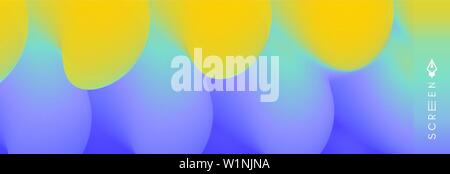 Vector volume background with color gradients. 3d abstract illustration. Template for cover, card, flyer or presentation. Stock Vector