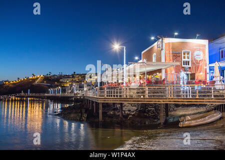 Restaurant Casa Roja, Puerto del Carmen, Lanzarote, Canary Islands, Spain Stock Photo