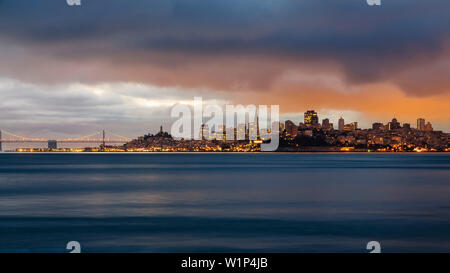 San Francisco early morning, California, USA Stock Photo
