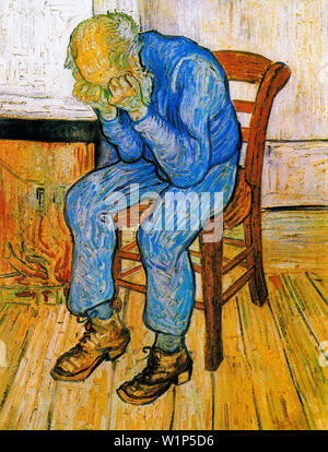 Vincent Van Gogh, Sorrowing old man, At Eternity's Gate, painting, 1890