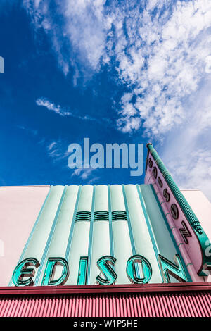 The Edison cinema downtown Fort Myers, Fort Myers, Florida, USA Stock Photo