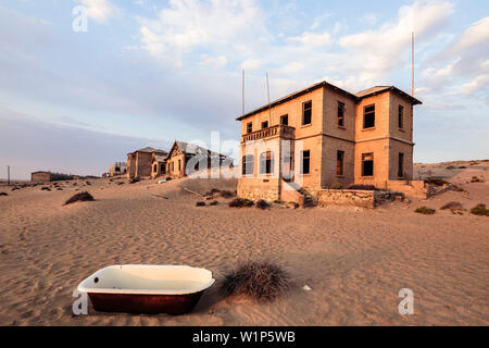 The ghost town Kolmanskop, former diamond mining town, Karas, Namibia Stock Photo