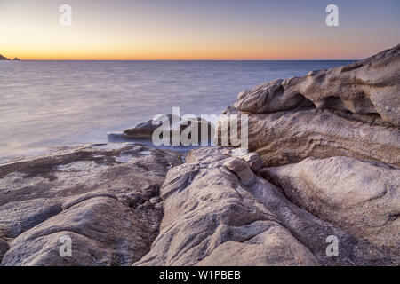 scenery in evening near Calvi town, France, Corsica Stock Photo - Alamy