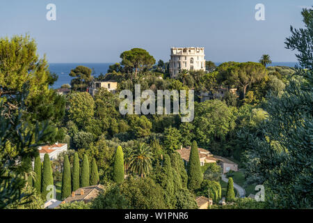 Luxery Villa , Cap Ferrat, Cote d Azur, France , Provence-Alps-Côte d'Azur, Saint-Jean-Cap Ferrat Stock Photo